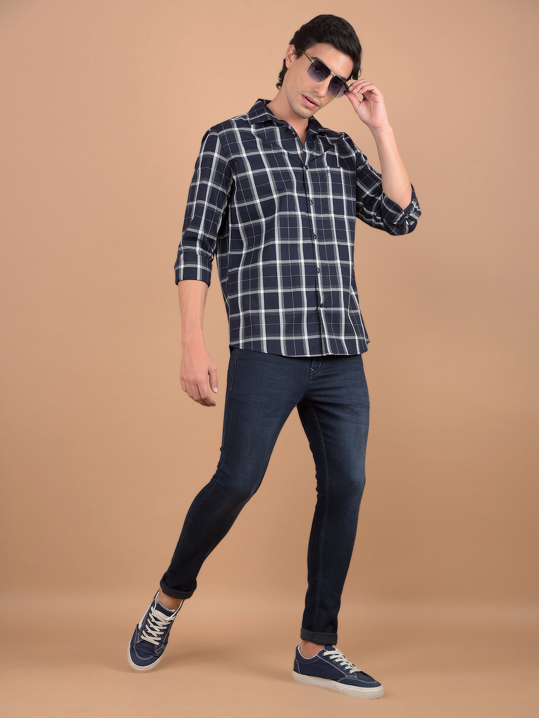 Navy Blue Skinny Jeans1