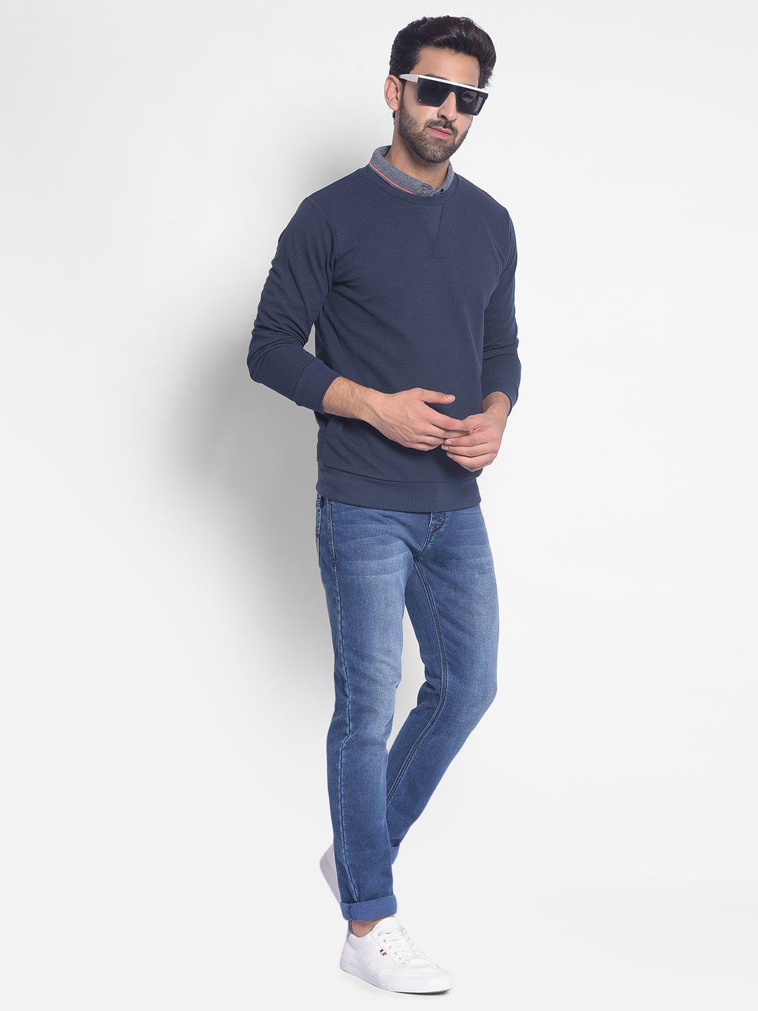 Navy Blue Sweatshirt