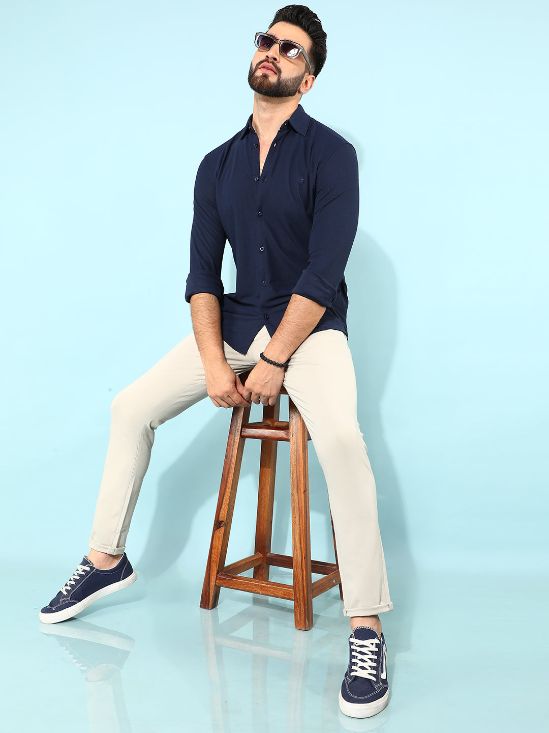 Navy Blue Shirt - Main Image