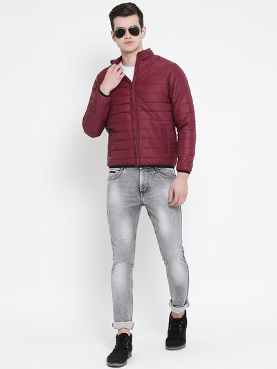 Cherry Solid Hooded Jackets-Mens Jacket-Crimsoune Club