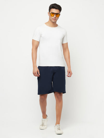 Navy Blue Lounge Shorts - Men Lounge Shorts