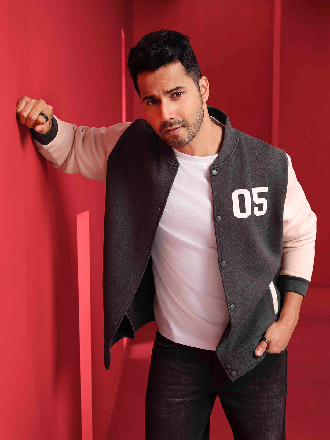 Muted Green Colorblock Varsity Shecket – Urban Edition-Men Jackets-Crimsoune Club