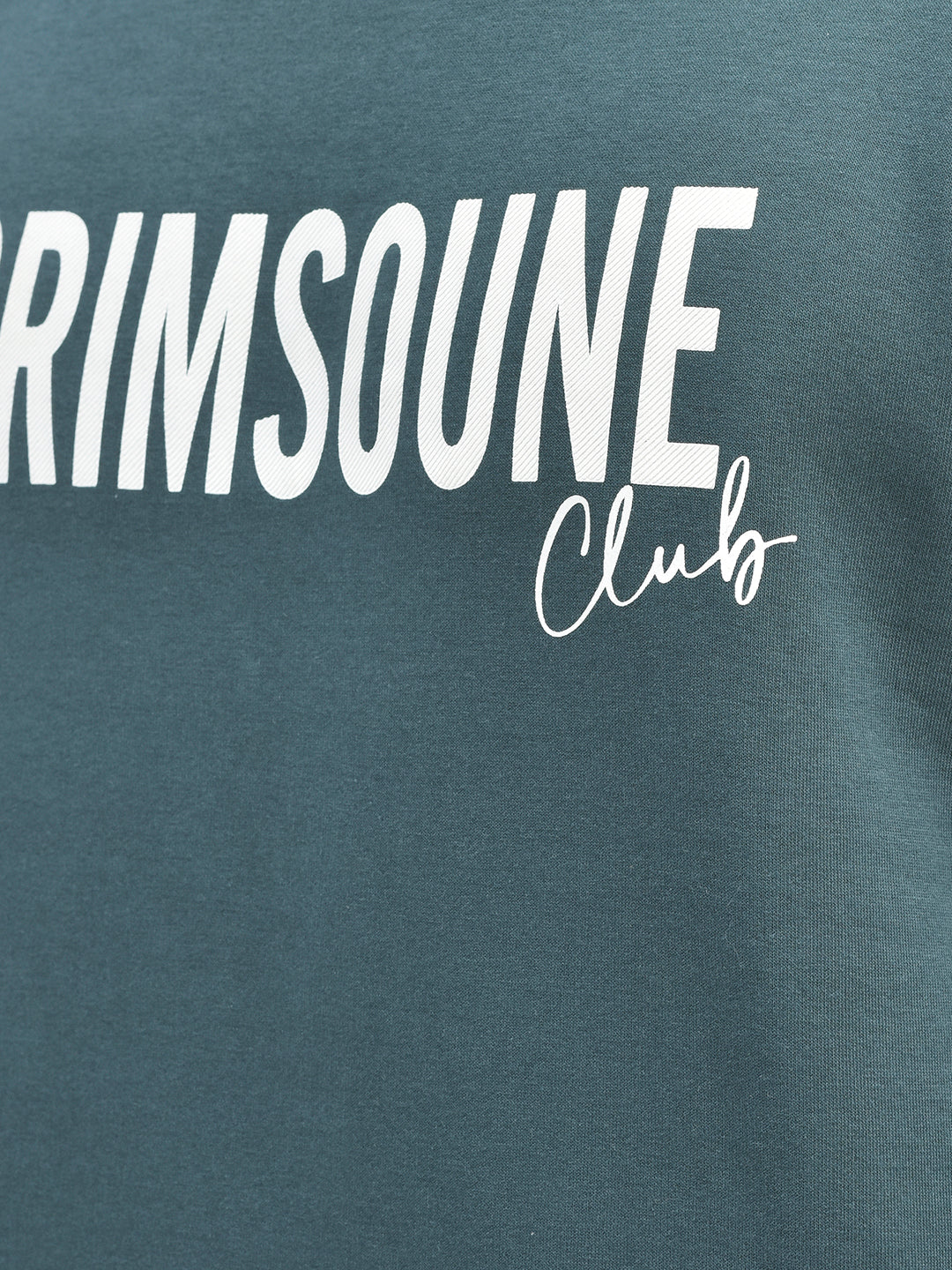 Green Printed Sweatshirt-Men Sweatshirts-Crimsoune Club