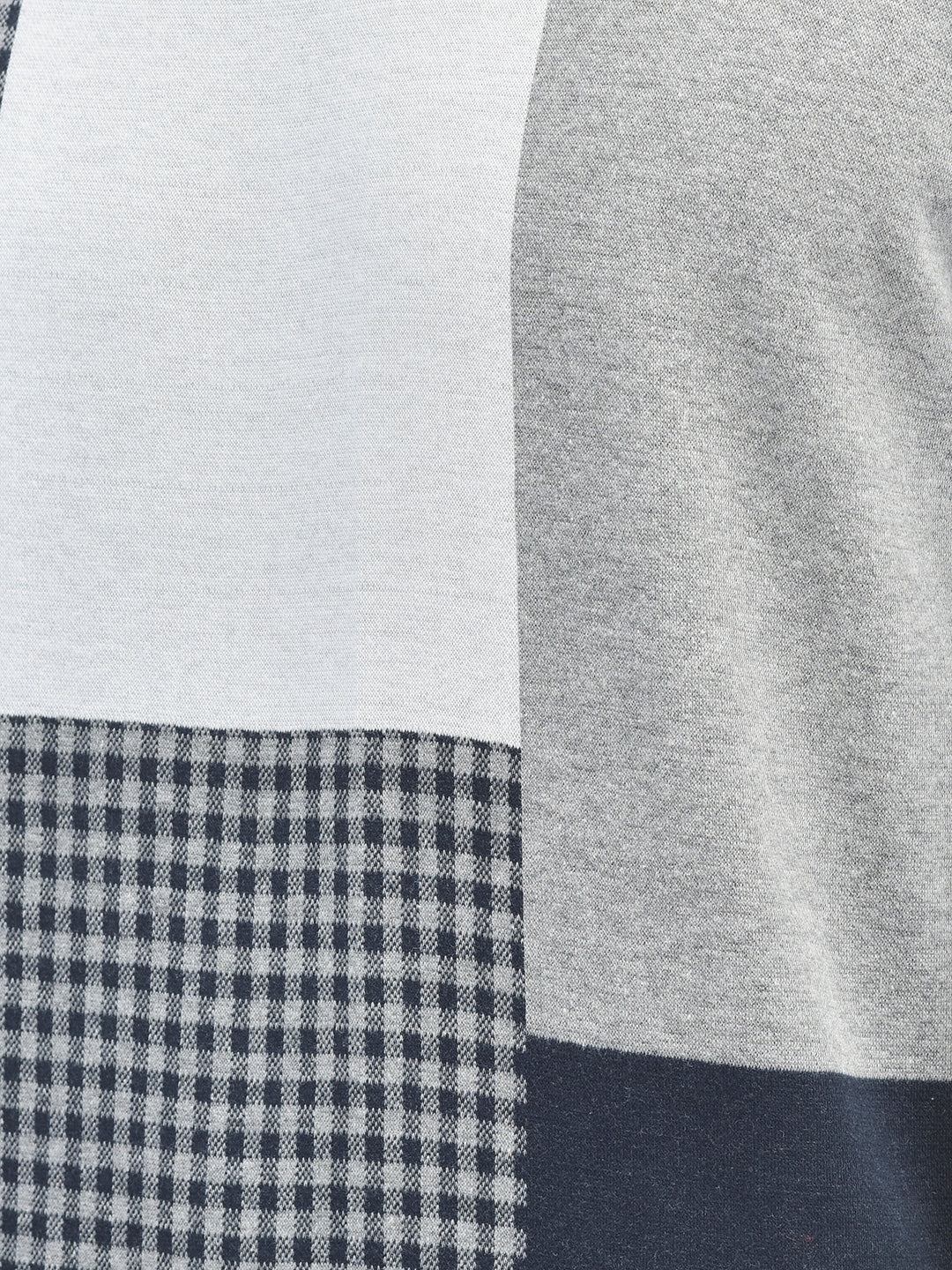 Navy Blue Printed Sweatshirt-Men Sweatshirts-Crimsoune Club