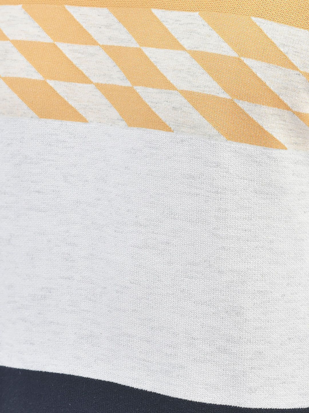 Mustard Colourblocked Sweatshirt-Men Sweatshirts-Crimsoune Club
