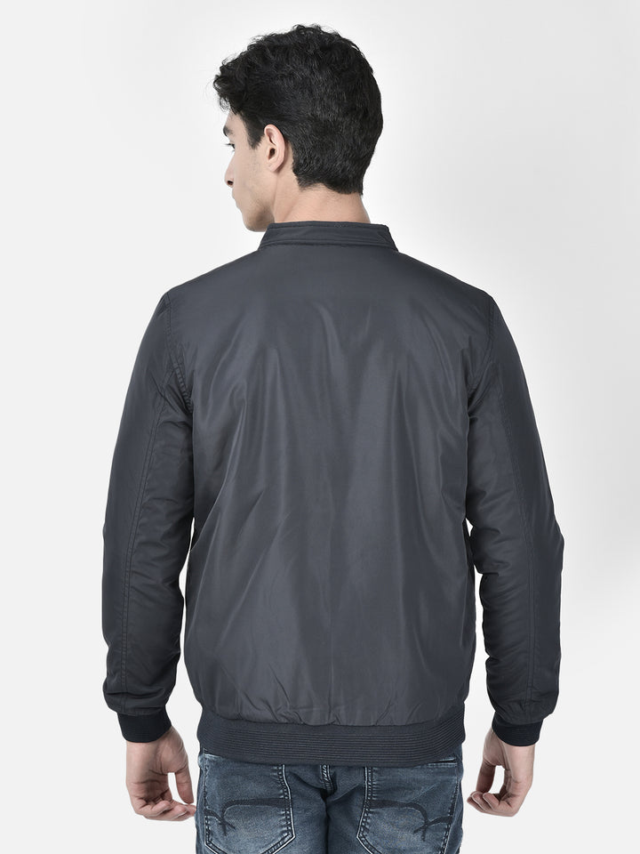 Navy Blue Reversible Jacket-Men Jackets-Crimsoune Club