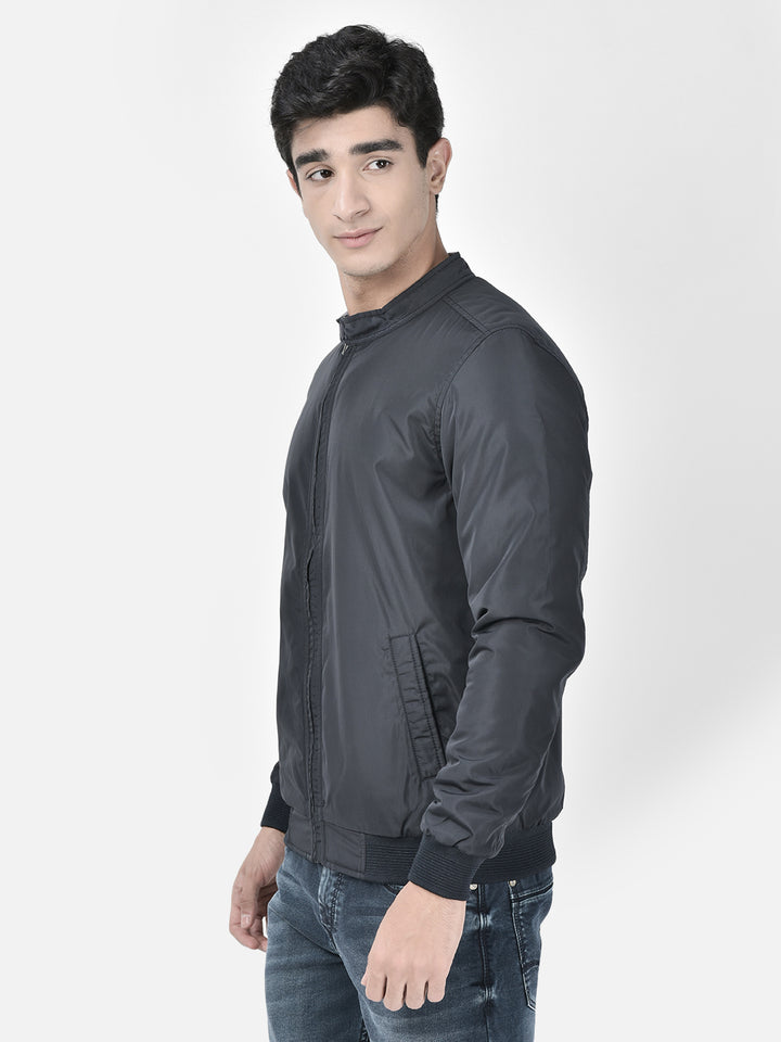 Navy Blue Reversible Jacket-Men Jackets-Crimsoune Club