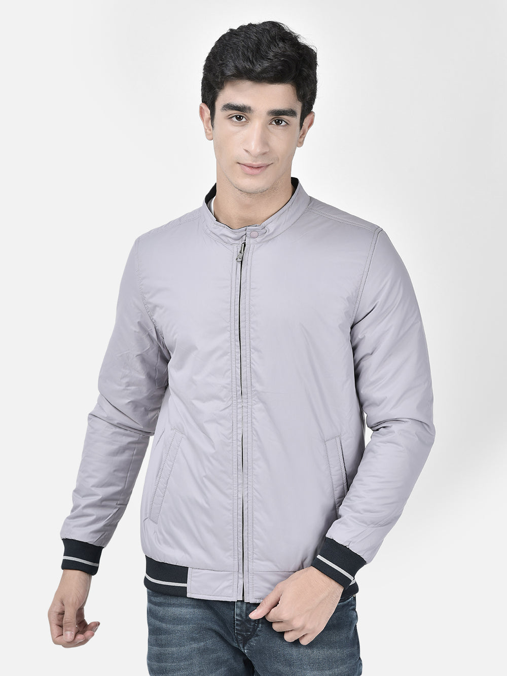 Navy Blue Reversible Jacket-Men Jackets-Crimsoune Club