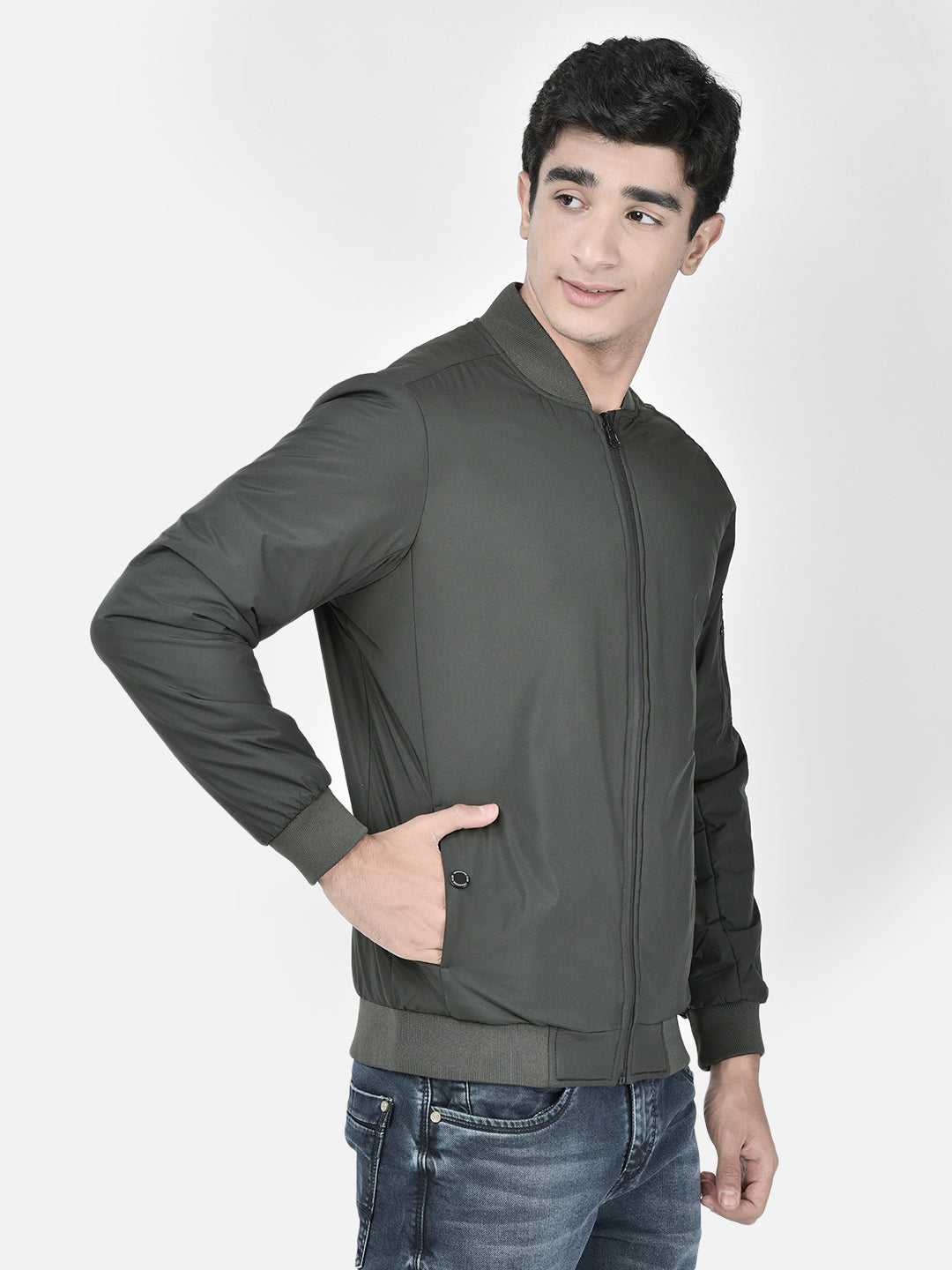 Olive Reversible Jacket-Men Jackets-Crimsoune Club