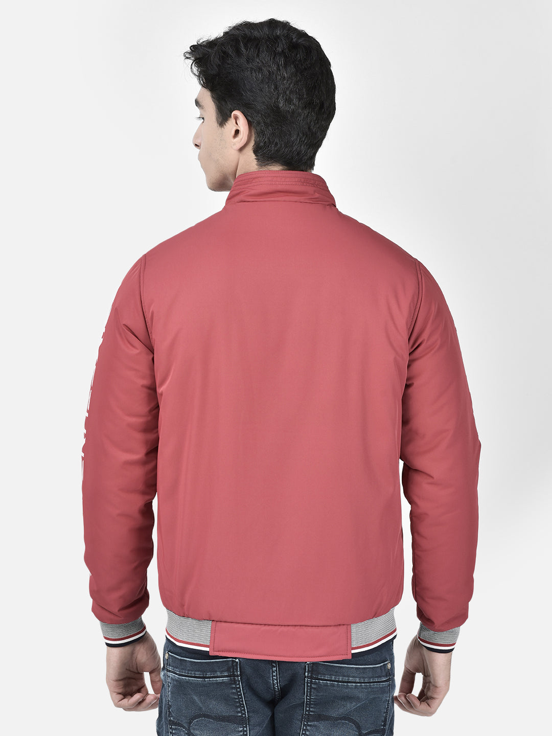 Red Bomber Jacket-Men Jackets-Crimsoune Club