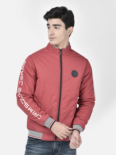 Red Bomber Jacket-Men Jackets-Crimsoune Club