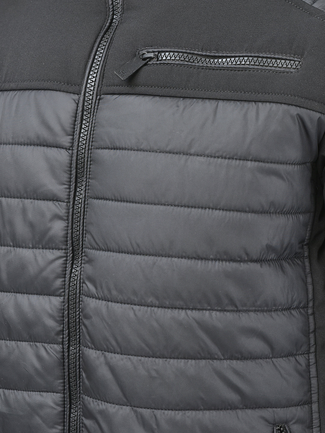 Black Padded Jacket-Men Jackets-Crimsoune Club