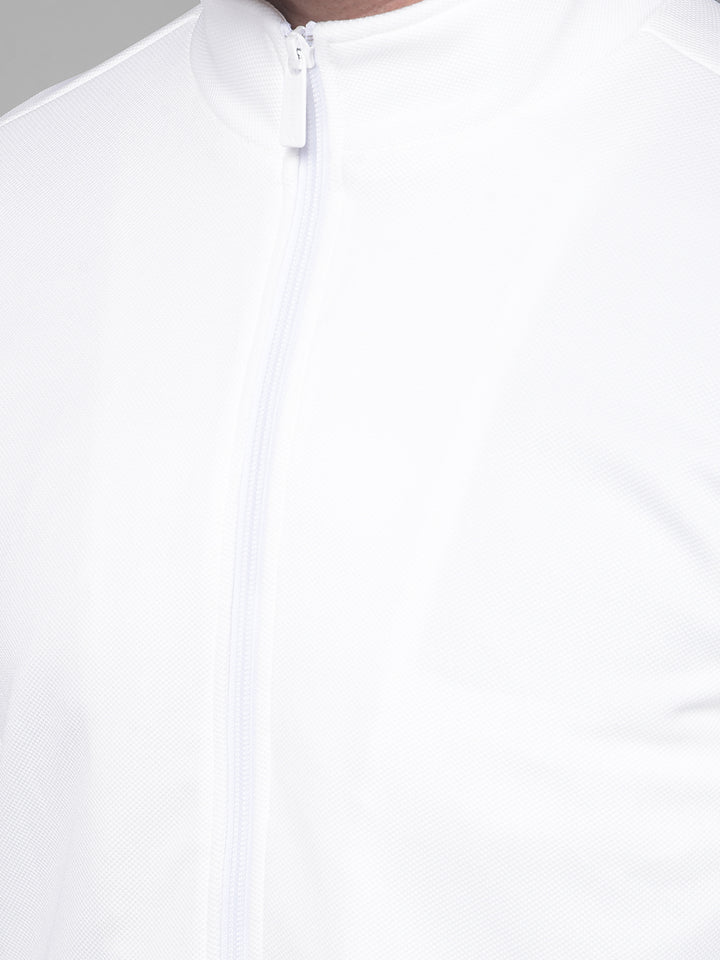 White Bomber Jacket-Men Jackets-Crimsoune Club