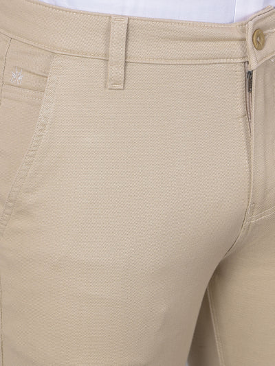 Beige Trousers-Men Trousers-Crimsoune Club