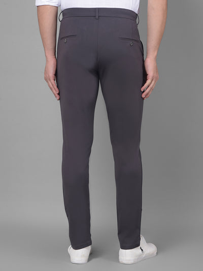 Grey Trousers-Men Trousers-Crimsoune Club