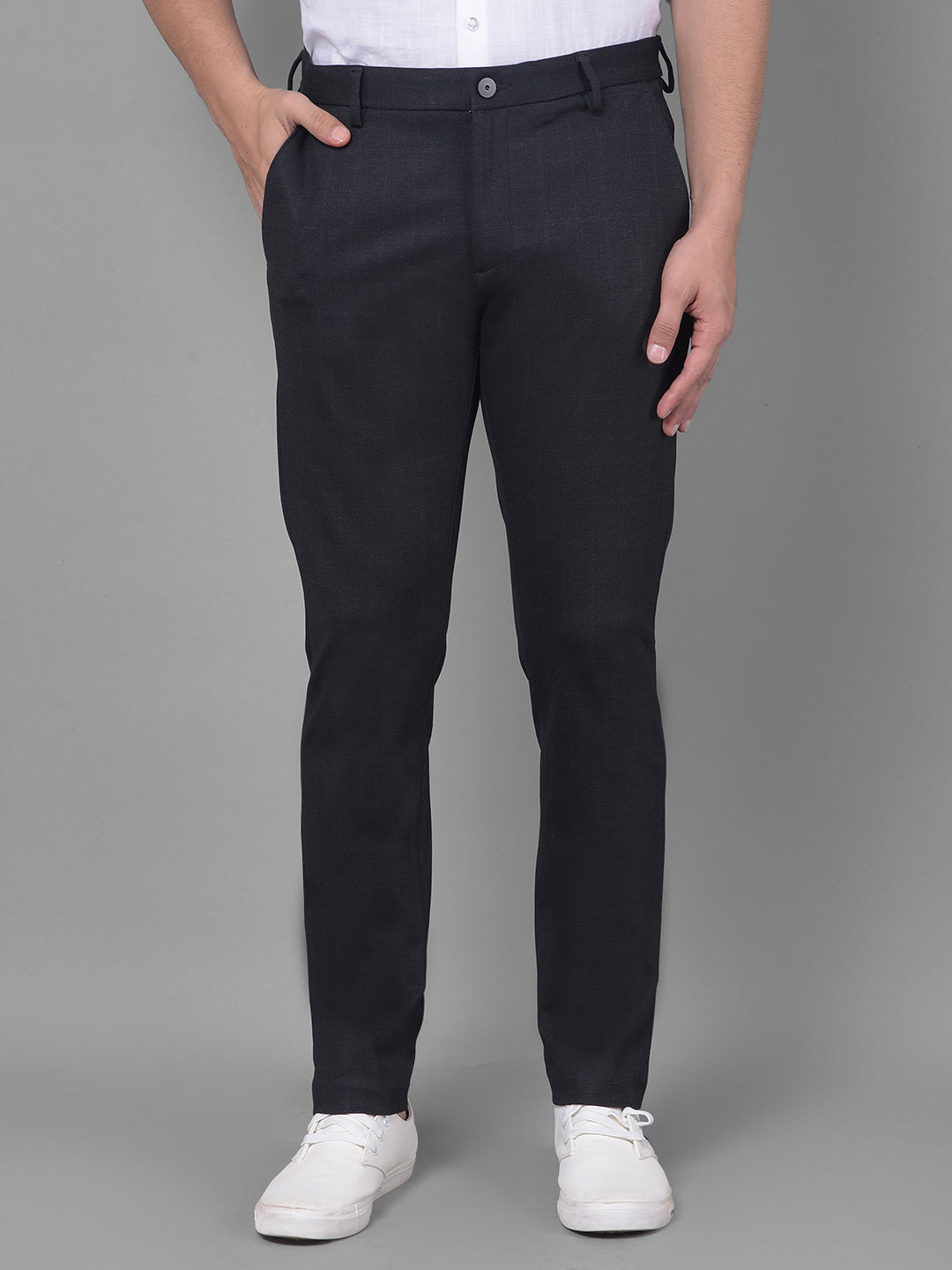 Black Trousers-Men Trousers-Crimsoune Club