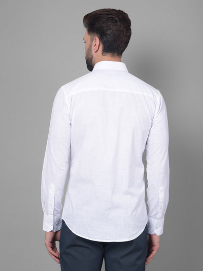 White Shirt-Men Shirts-Crimsoune Club