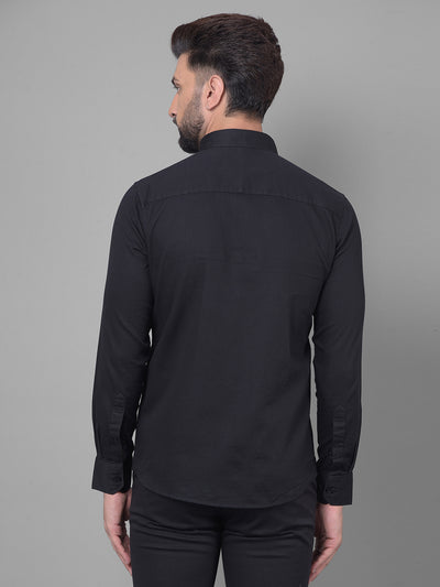 Black Shirt-Men Shirts-Crimsoune Club