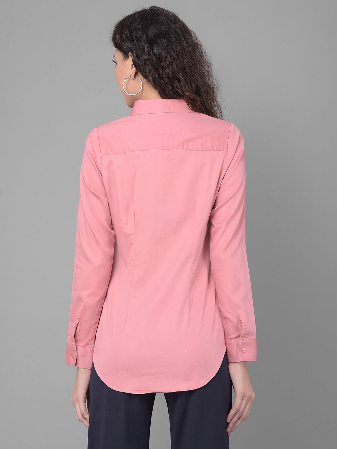 Pink Shirt-Women Shirts-Crimsoune Club