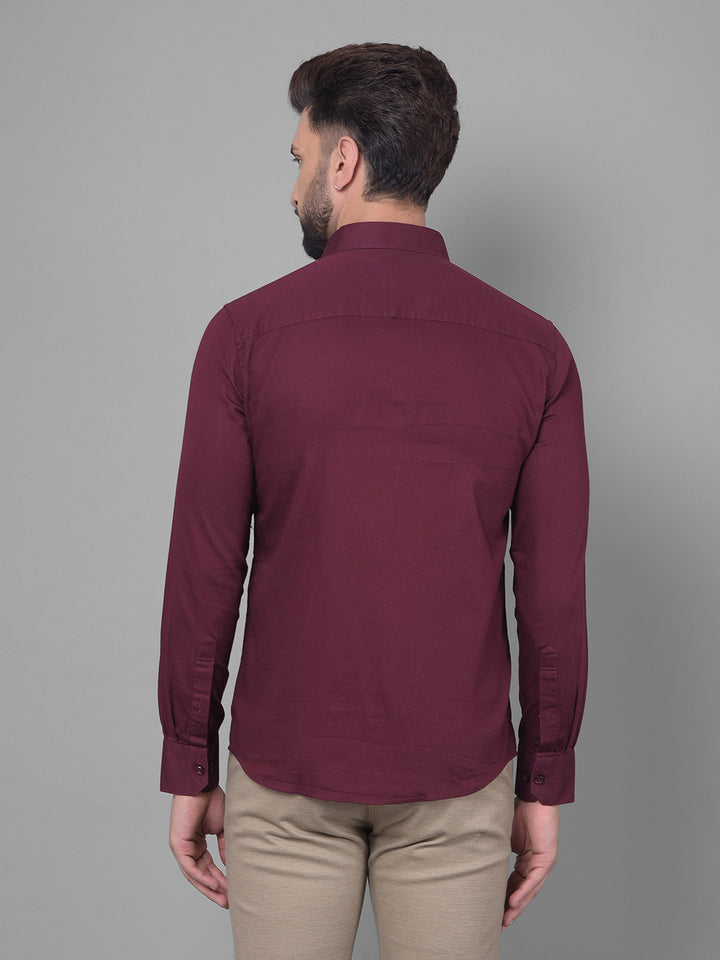 Maroon Shirt-Men Shirts-Crimsoune Club