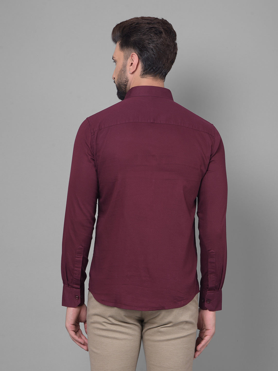 Maroon Shirt-Men Shirts-Crimsoune Club