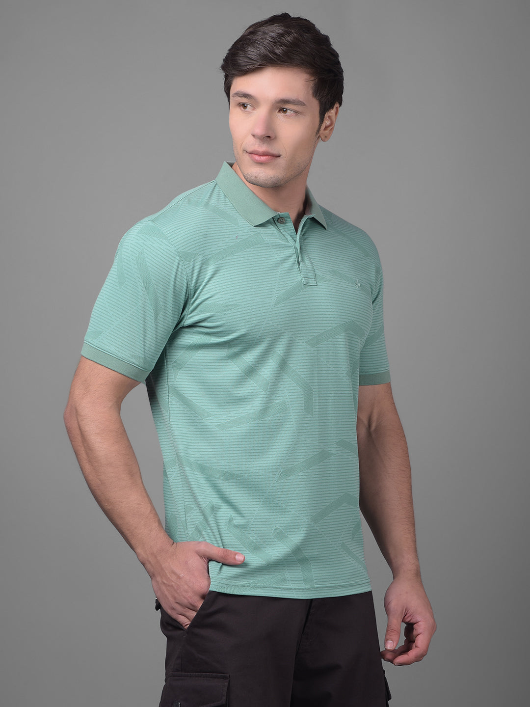 Green T-Shirt-Men T-Shirts-Crimsoune Club