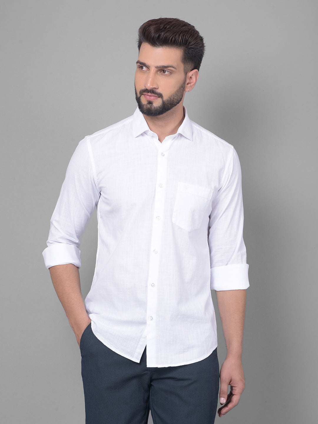 White Shirt-Men Shirts-Crimsoune Club