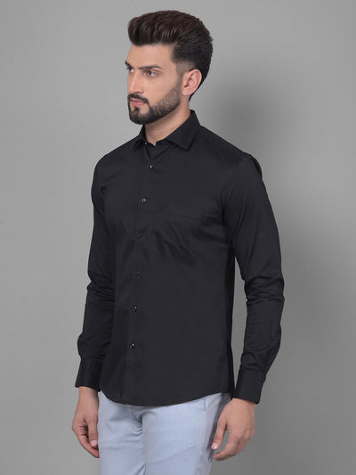 Black Shirt-Men Shirts-Crimsoune Club