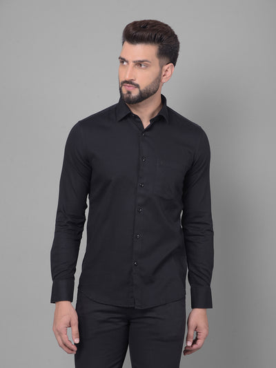 Black Shirt-Men Shirts-Crimsoune Club