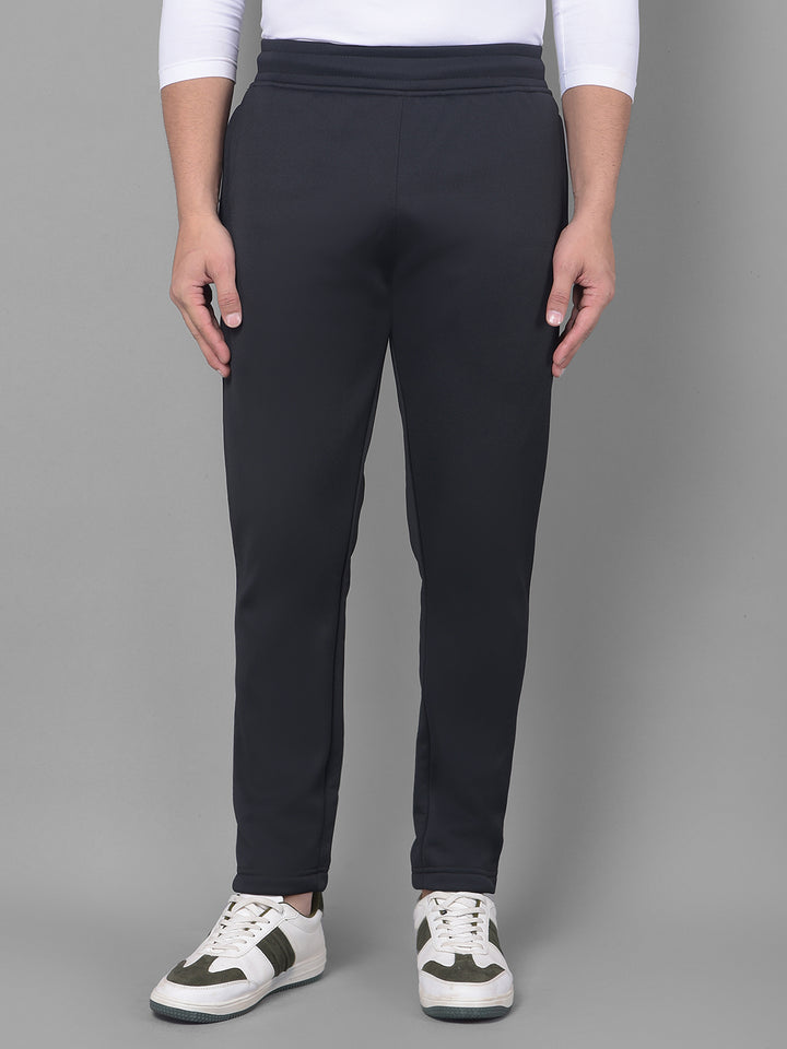 Black Track Pants-Men Trackpants-Crimsoune Club