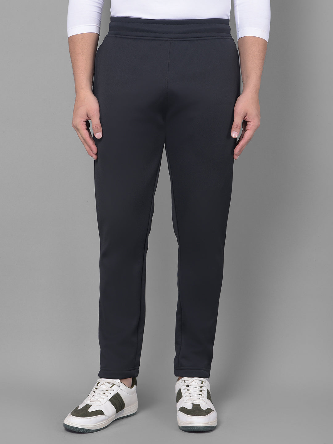 Black Track Pants-Men Trackpants-Crimsoune Club