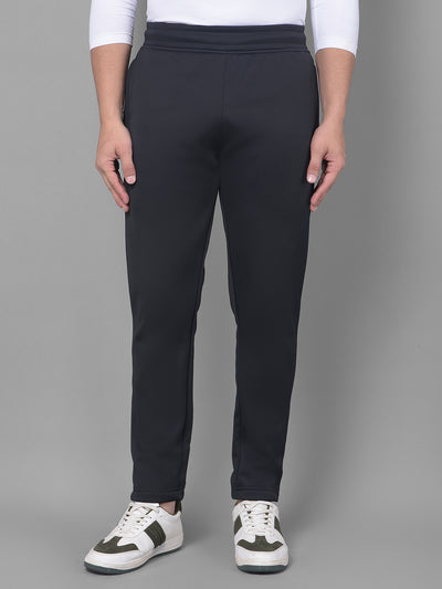 Black Track Pants-Men Trackpants-Crimsoune Club