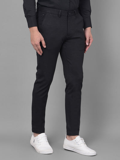 Black Trousers-Men Trousers-Crimsoune Club