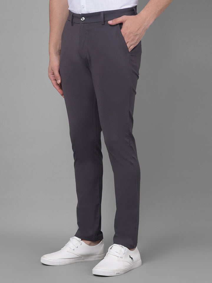 Grey Trousers-Men Trousers-Crimsoune Club