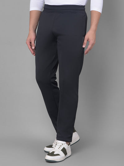 Black Track Pants-Men Trackpants-Crimsoune Club