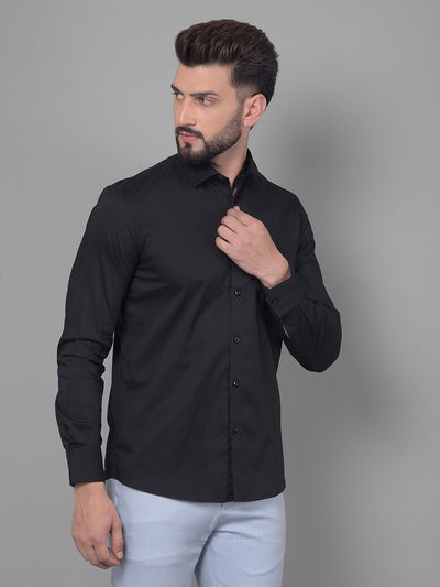 Black Shirt-Men Shirts-Crimsoune Club