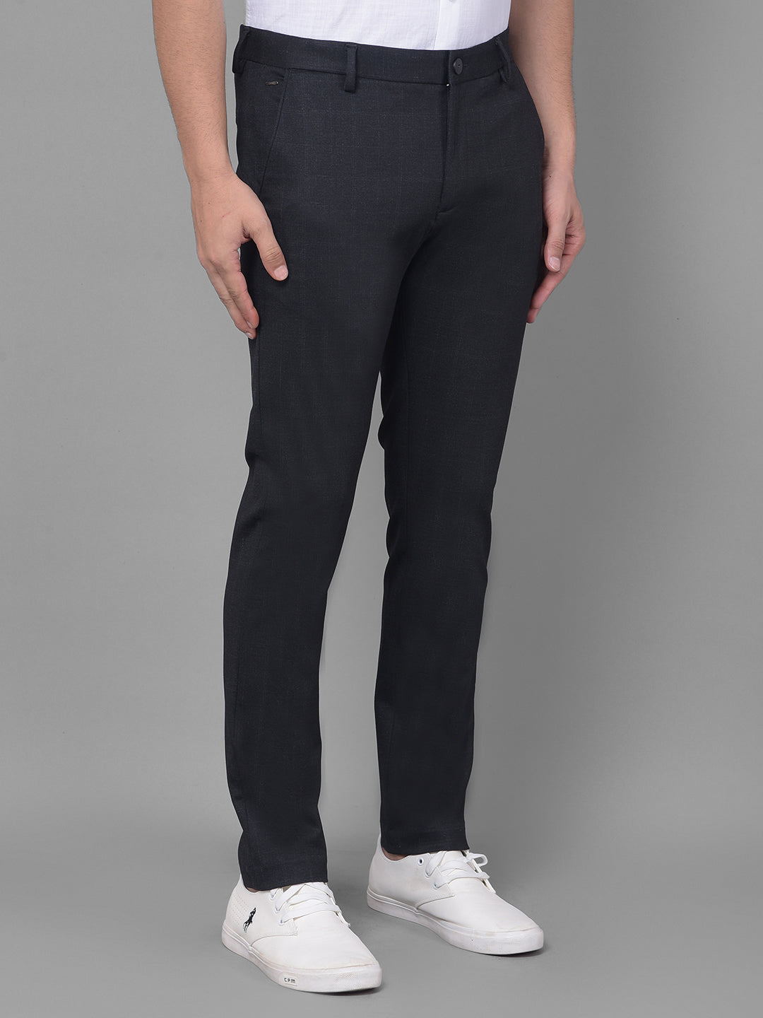 Black Trousers-Men Trousers-Crimsoune Club