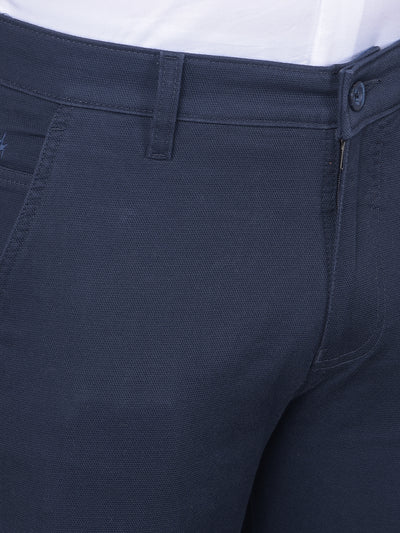 Navy Blue Trousers-Men Trousers-Crimsoune Club