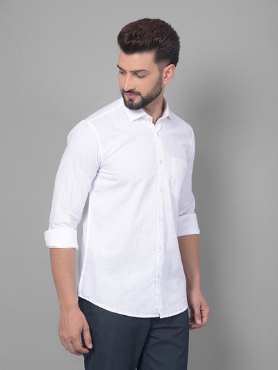 White Shirt-Men Shirts-Crimsoune Club