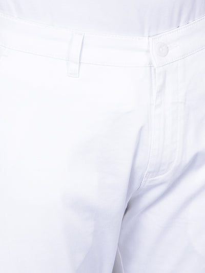 White Trousers-Men Trousers-Crimsoune Club