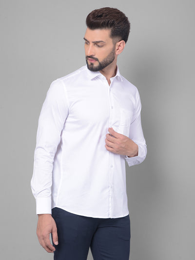 White Shirt-Men Shirts-Crimsoune Club