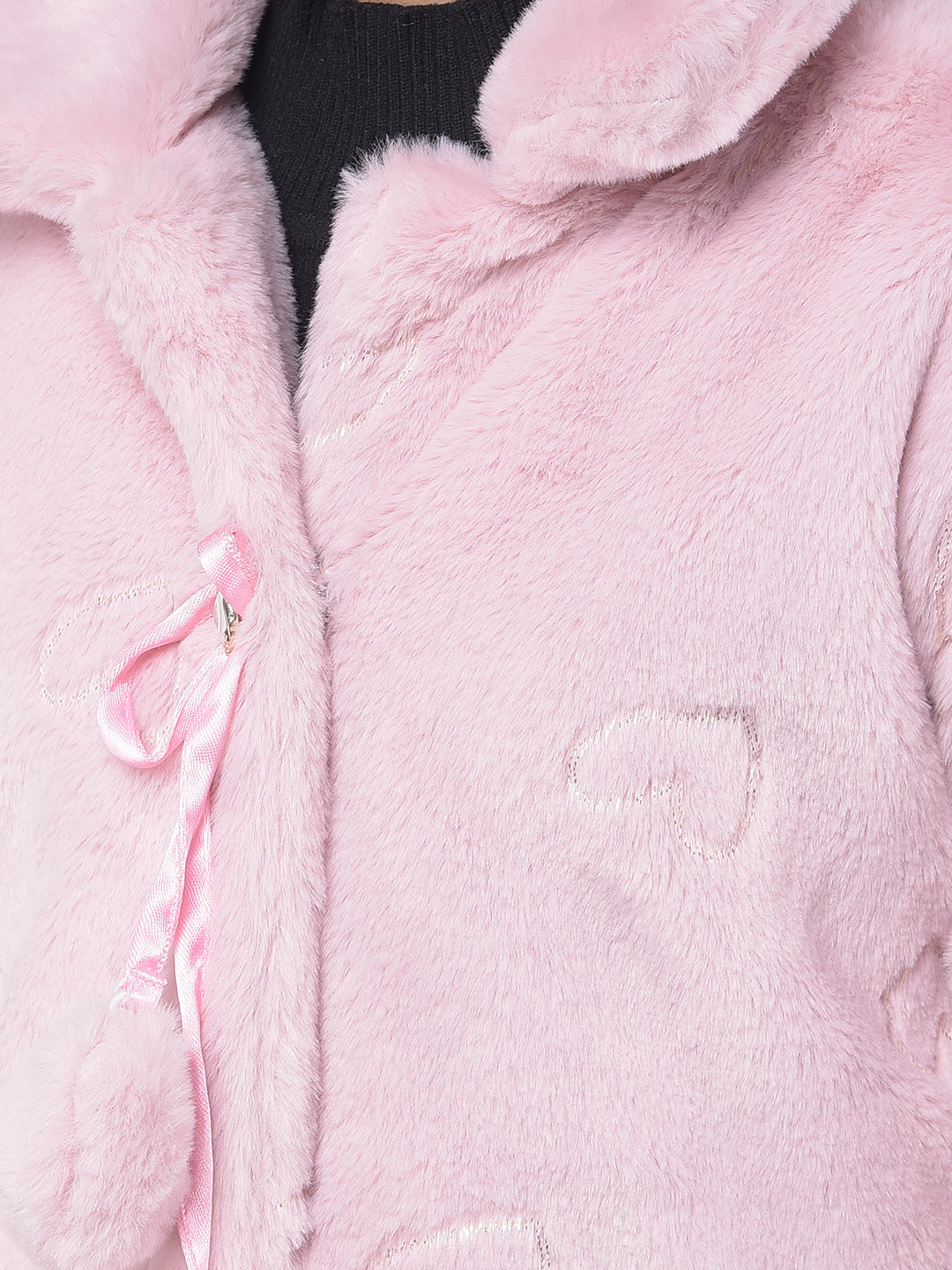 Pink Faux Fur Jacket – Crimsoune Club