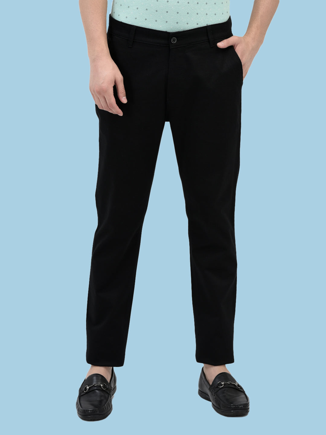 Tailored Black Trousers for Work & Casual Outfits-Men Trousers-Crimsoune Club