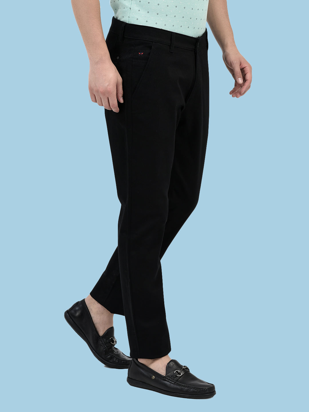 Tailored Black Trousers for Work & Casual Outfits-Men Trousers-Crimsoune Club