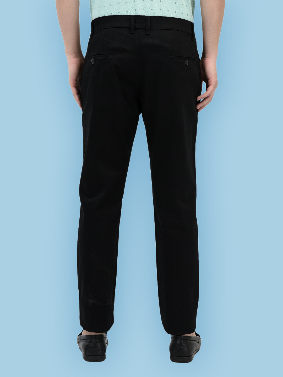 Tailored Black Trousers for Work & Casual Outfits-Men Trousers-Crimsoune Club