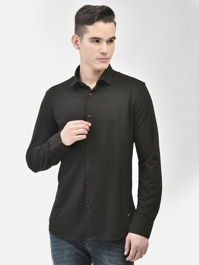 Black Shirt-Men Shirts-Crimsoune Club