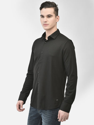 Black Shirt-Men Shirts-Crimsoune Club