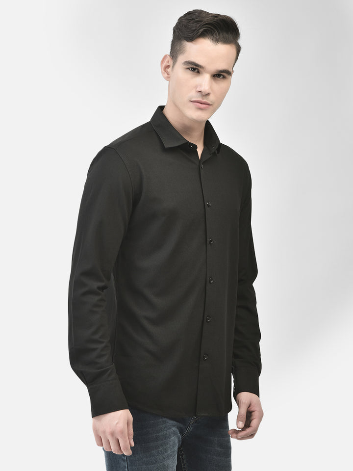 Black Shirt-Men Shirts-Crimsoune Club