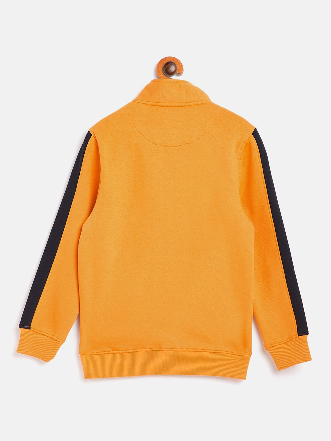 Solid Yellow Sweat Shirt-Boys Sweatshirts-Crimsoune Club