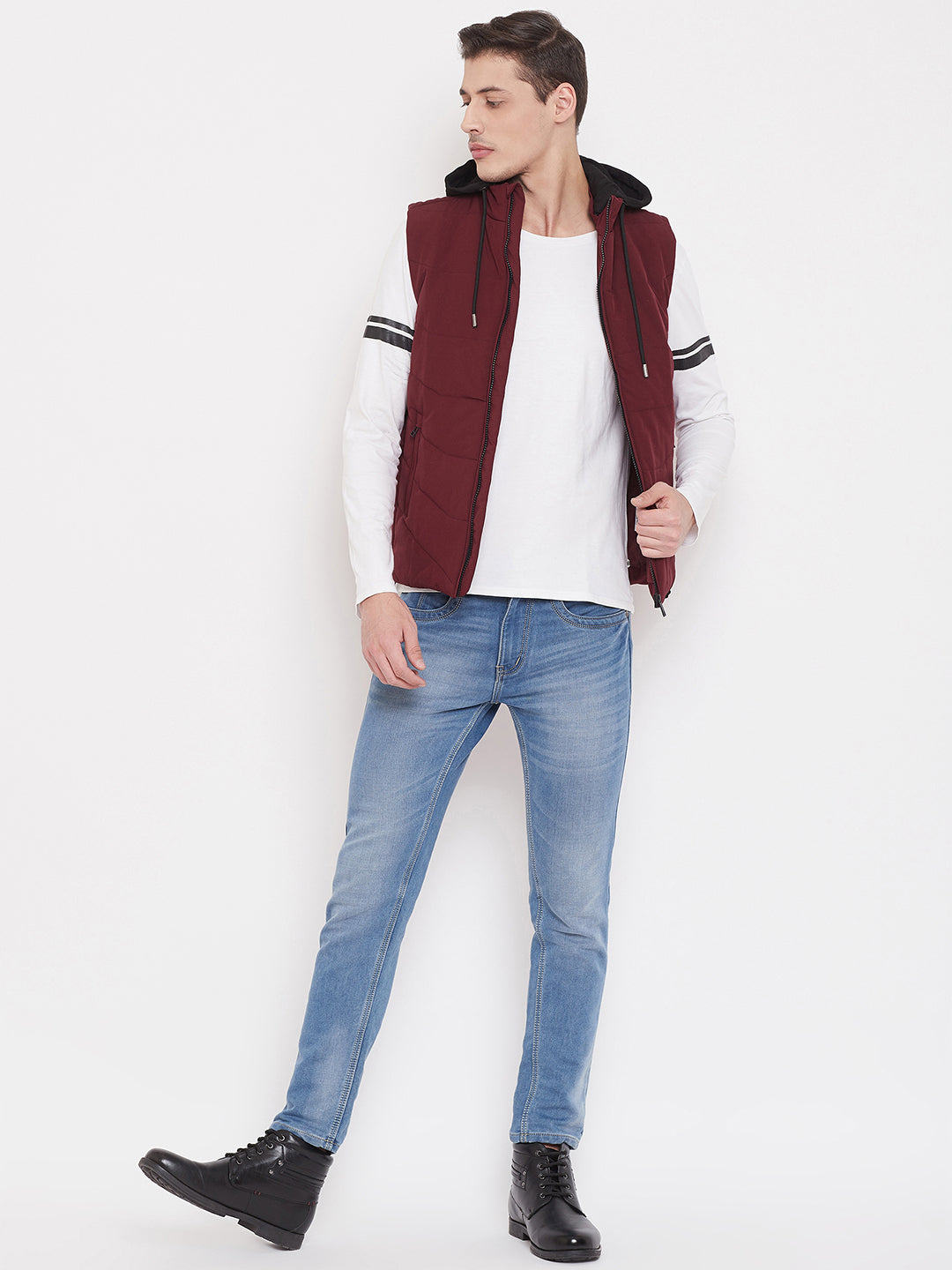Solid Red Jacket-Mens Jackets-Crimsoune Club